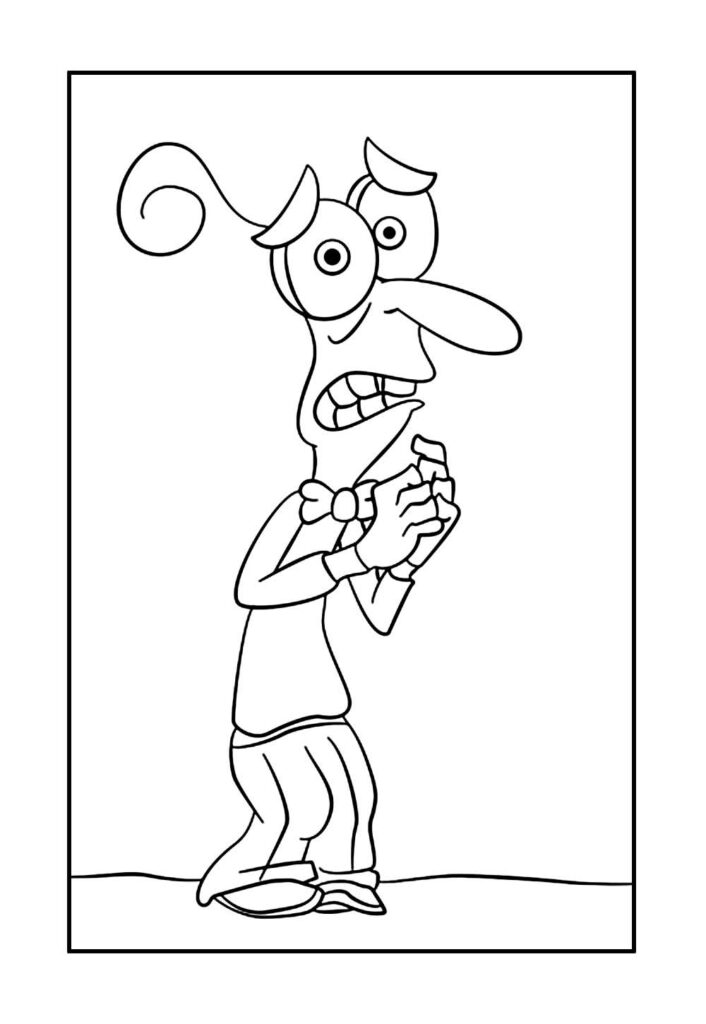 Desenho de Divertida Mente para colorir