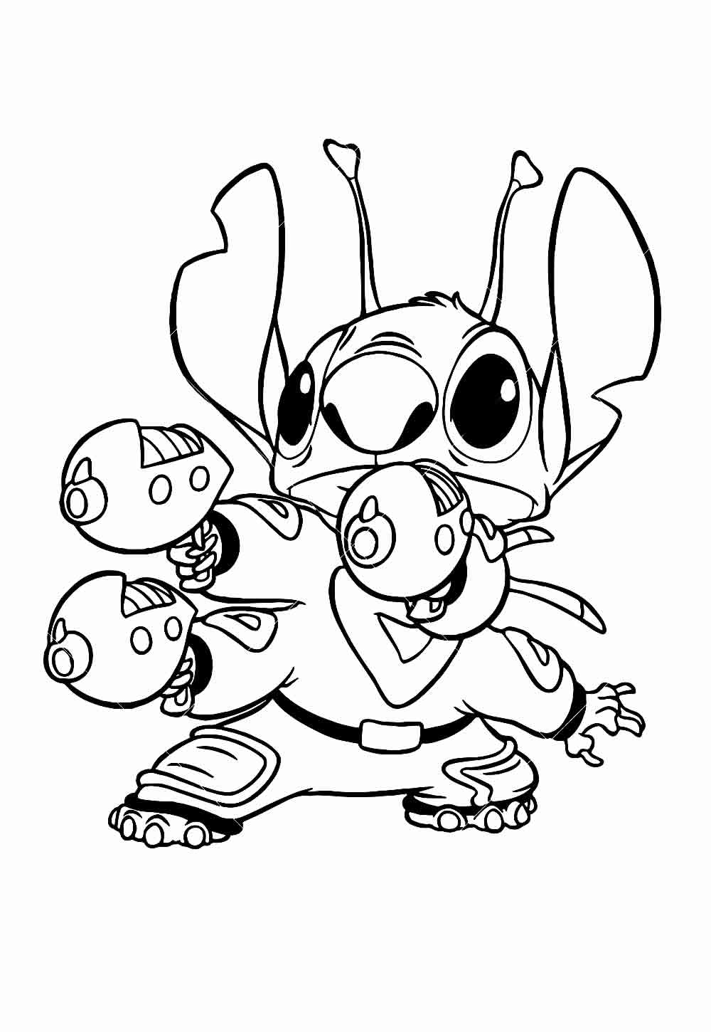 Desenhos de Stitch para pintar e colorir - Pop Lembrancinhas