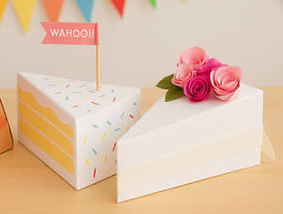 Caixinha de Papel com Moldes