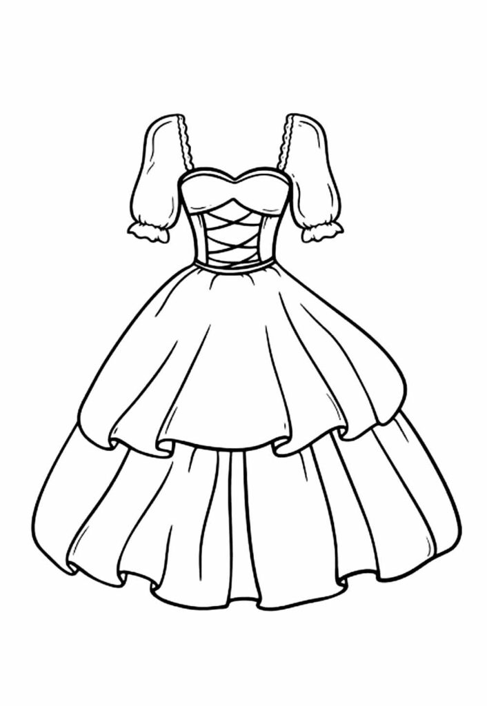 Desenho Vestido