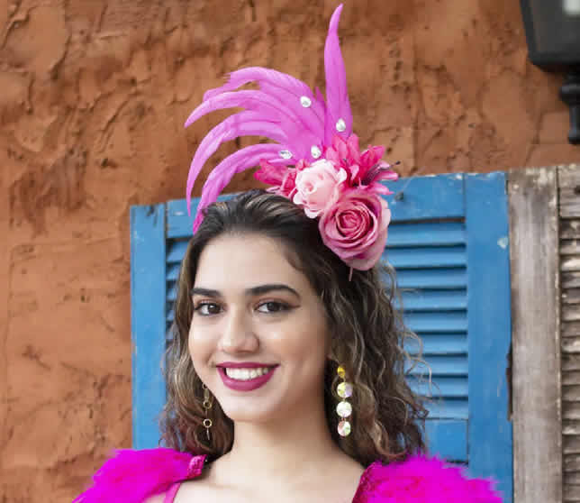 Tiara Brilhosa de Carnaval