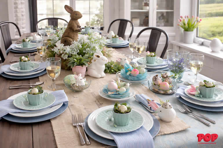 Decoração de Páscoa para Almoço