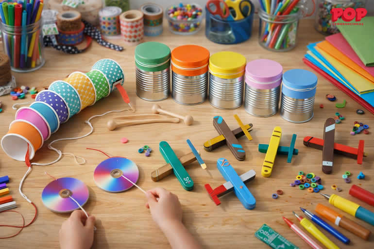 Brinquedos com Reciclagem