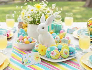 Decoração de Páscoa para Mesa