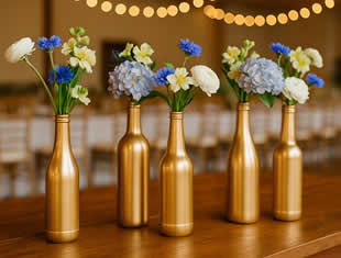 Decoração com Garrafas para Festas