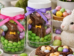 Pote Decorado para Páscoa