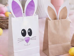 Lembrancinhas com Sacolinhas para Páscoa