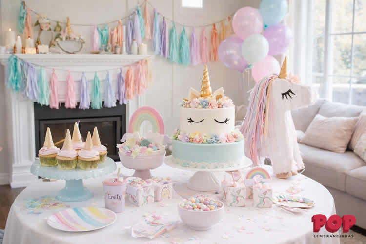 Decoração para Festa de Unicórnio