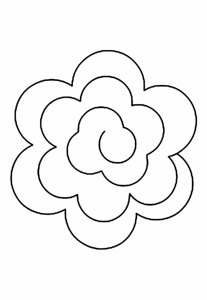 Molde Espiral Flores