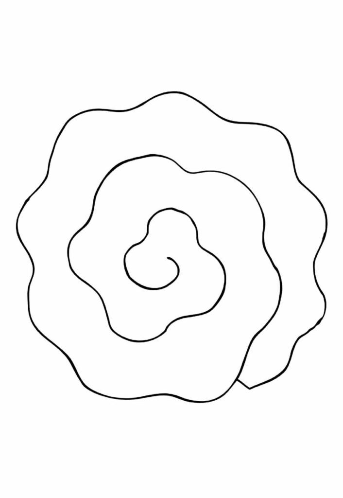 Molde Espiral Flor