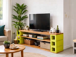 Decoração com Blocos de Concreto