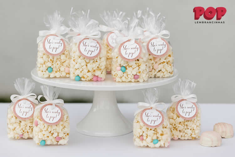 Lembrancinhas com Pipoca