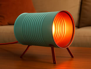 Luminária com Latas