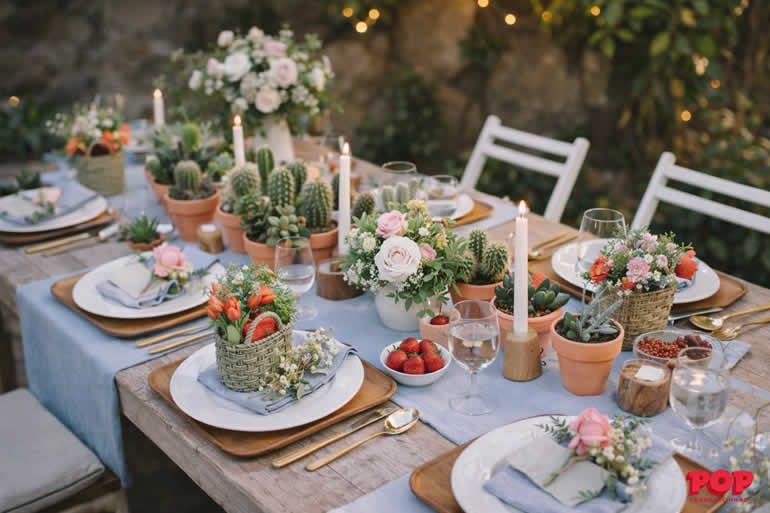 Decoração para Mesa de Dia das Mães