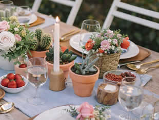 Decoração para Mesa de Dia das Mães