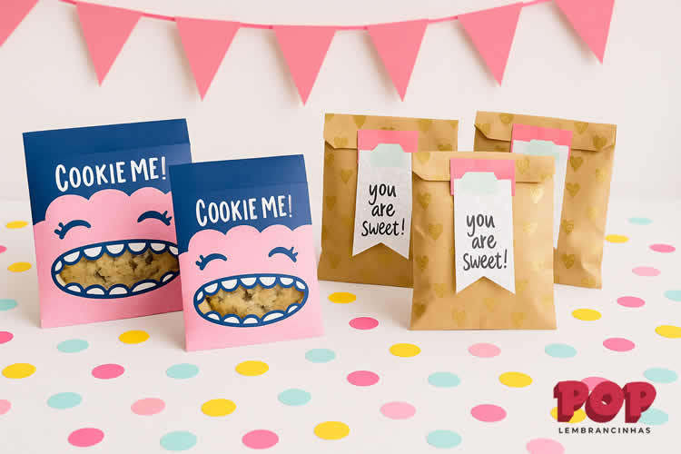 Sacolinhas de Papel com Moldes