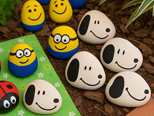 Artesanatos com Pedras para Crianças