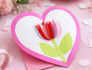 Cartão Lindo e Fácil para Dia das Mães