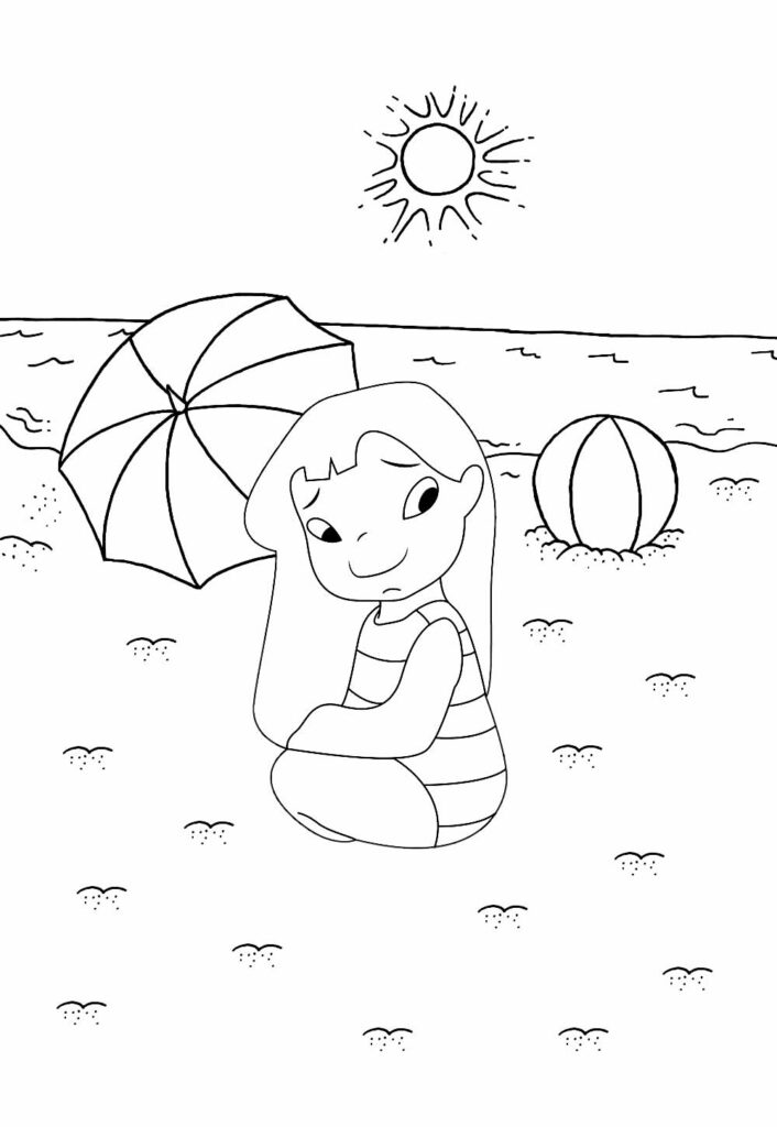 Desenhos de Lilo e Stitch para colorir