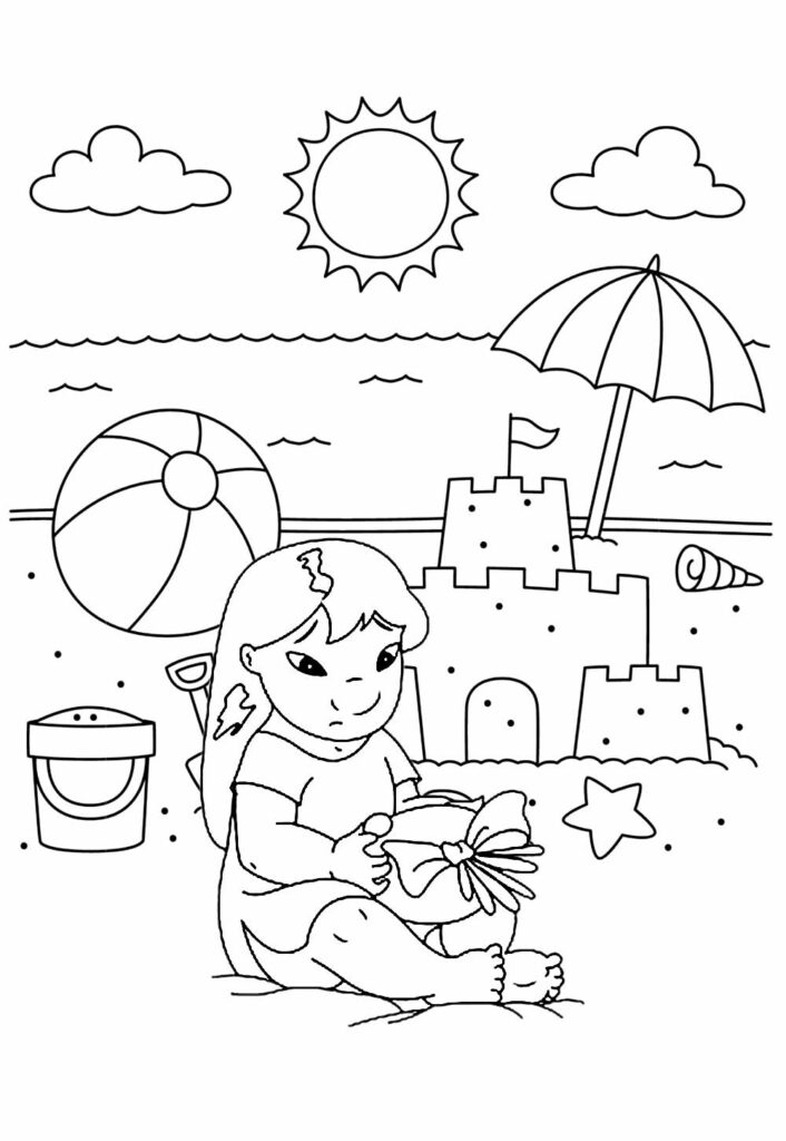 Desenhos de Lilo para colorir
