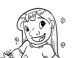 Desenhos de Lilo e Stitch para colorir