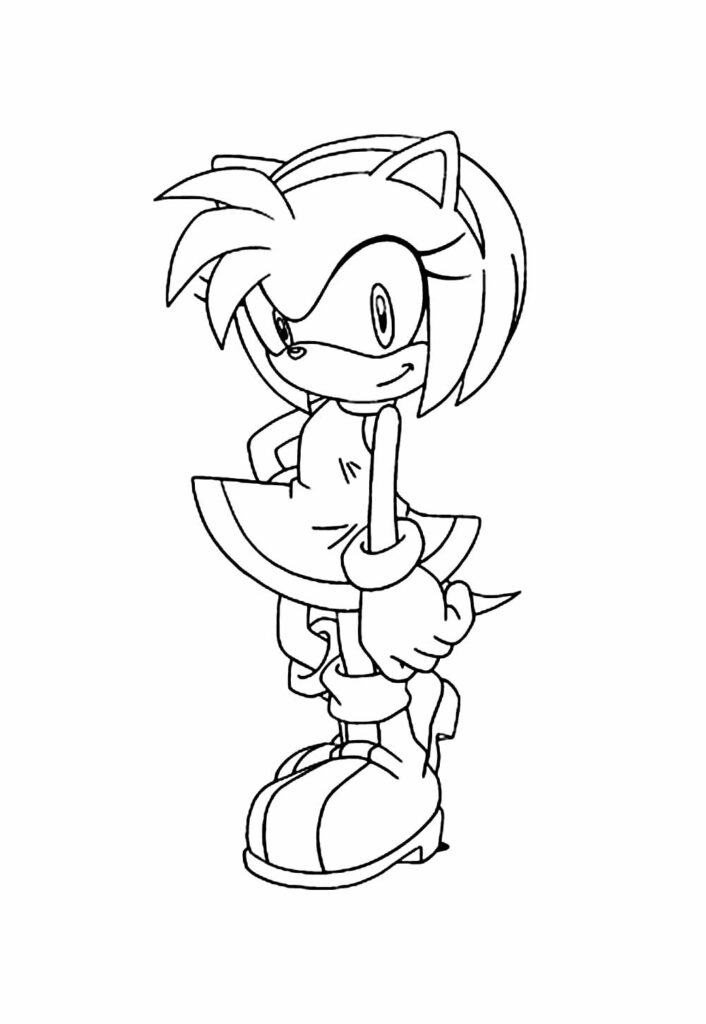 Amy Rose para pintar