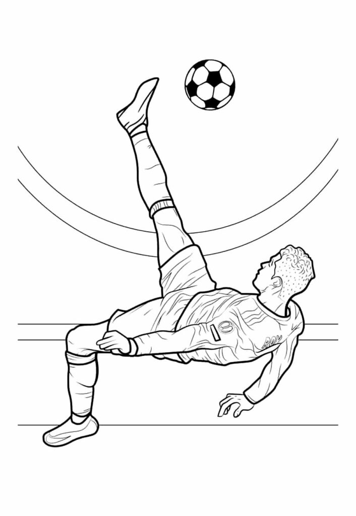 Desenho de Cristiano Ronaldo