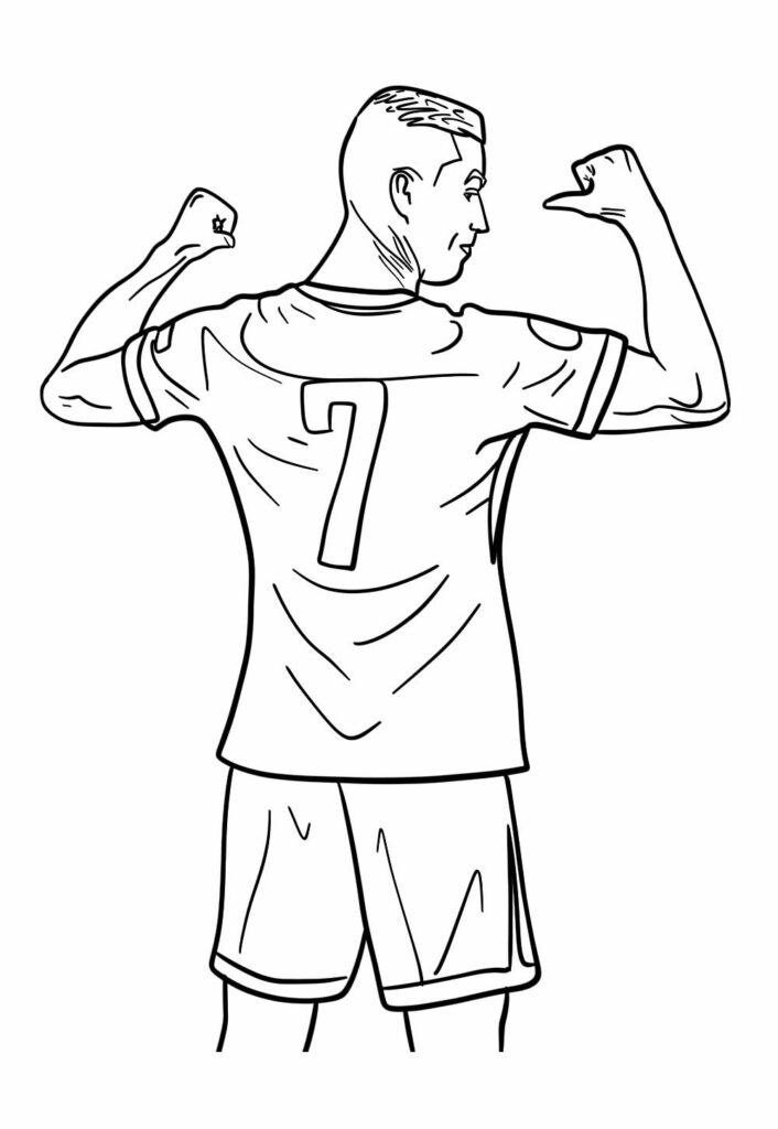 Desenho de Cristiano Ronaldo