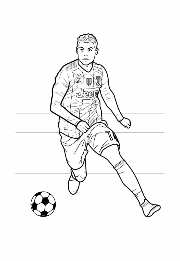 Desenho de Cristiano Ronaldo