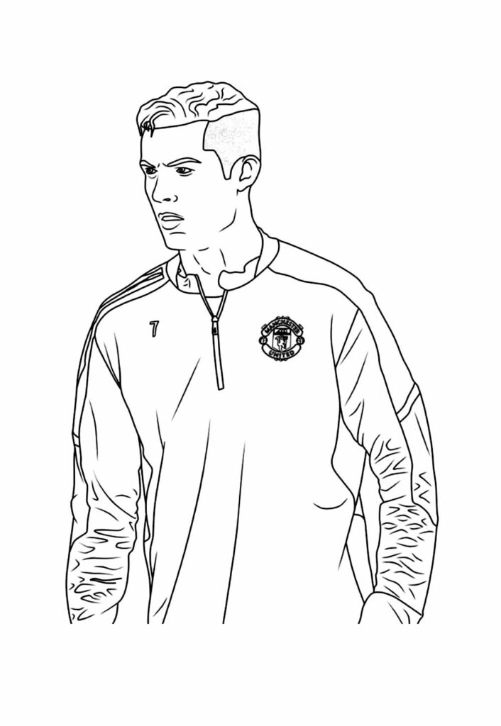 Desenho de Cristiano Ronaldo