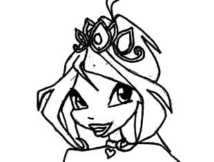 Desenhos de Winx Club para colorir