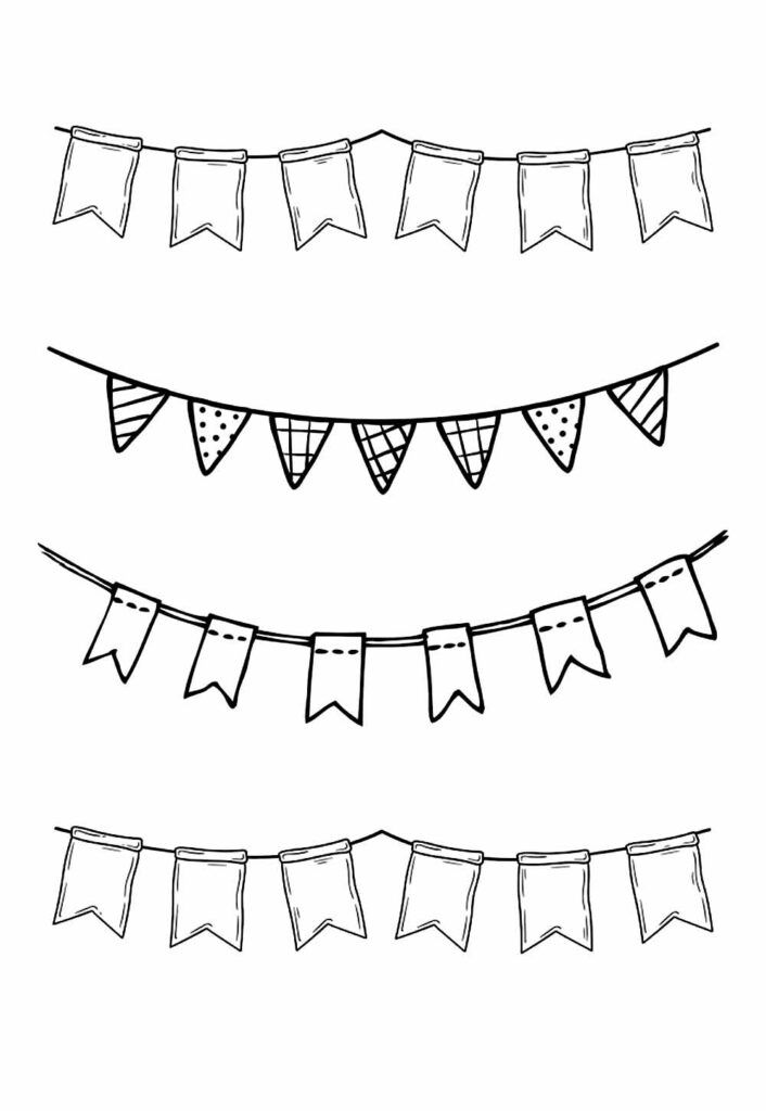 Desenhos Bandeirinhas