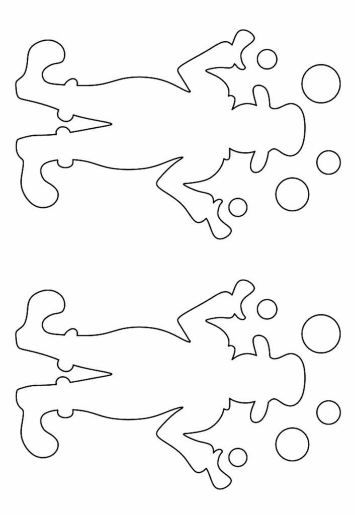 Moldes de Palhaços