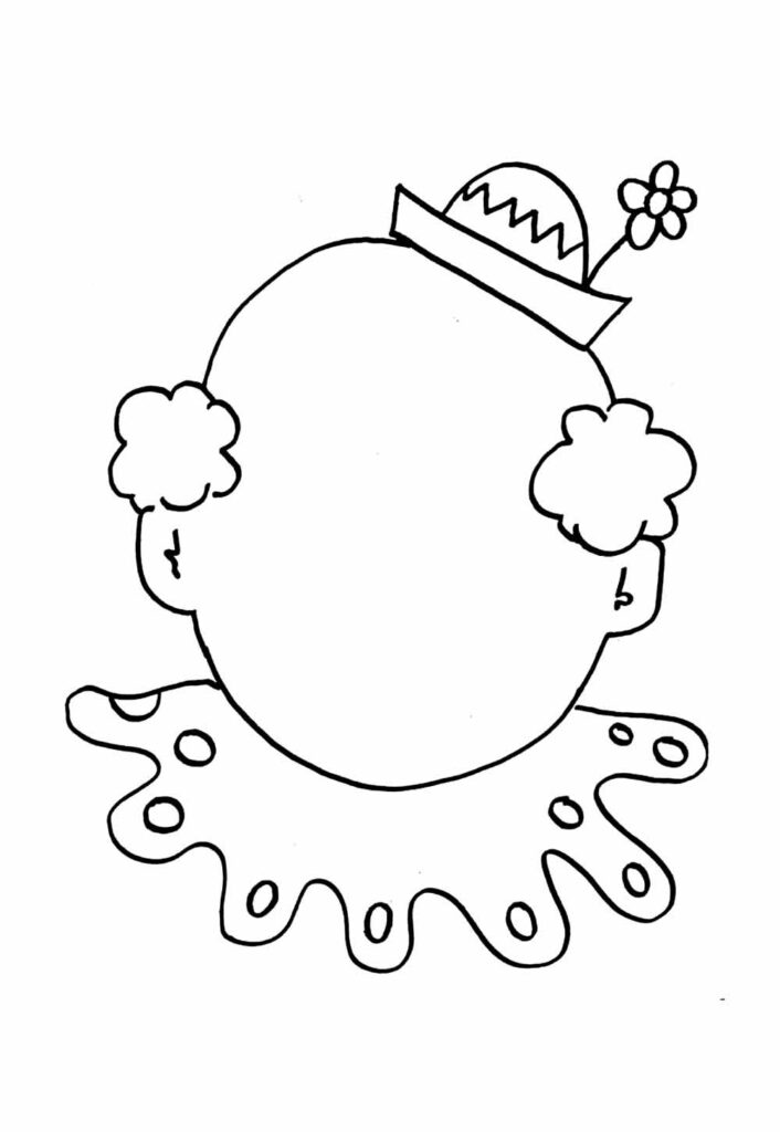 Moldes de Palhaço para Decoração