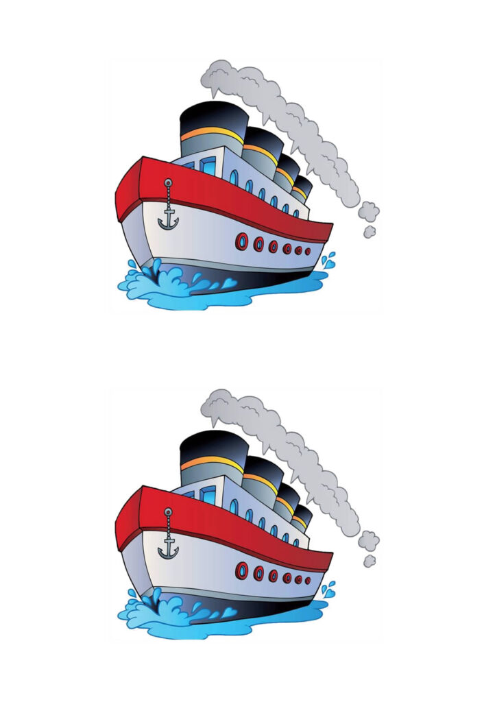 Molde de Navios para imprimir