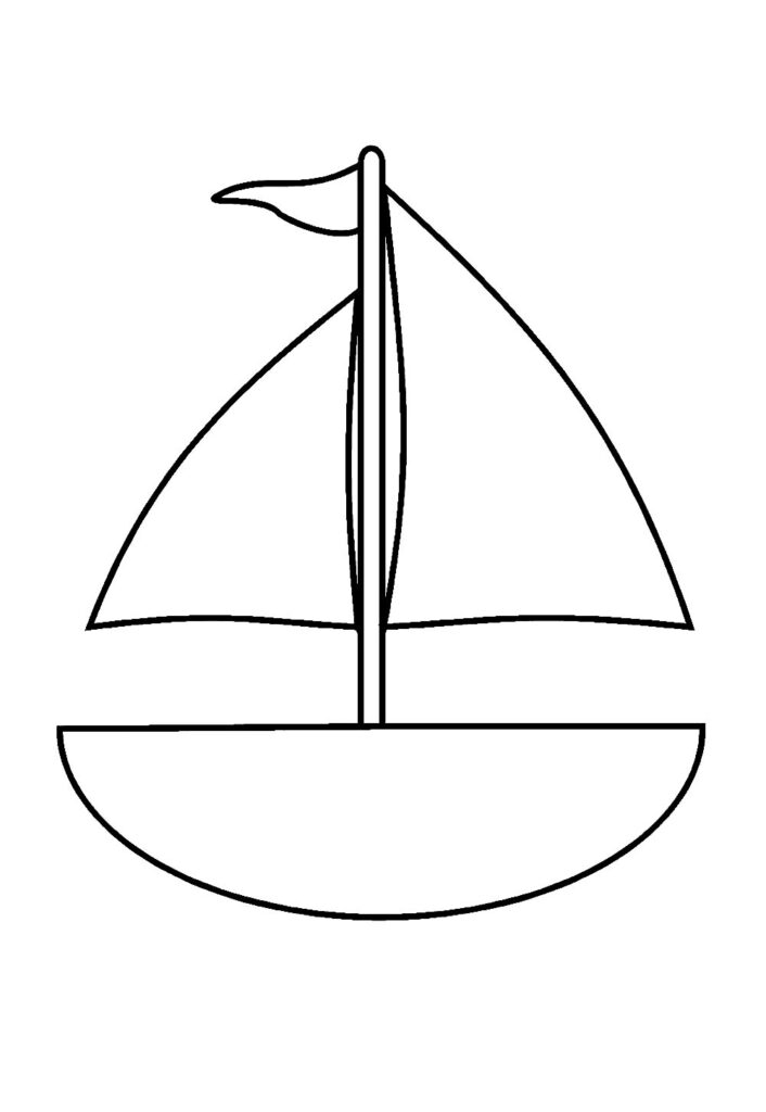 Moldes de Barco para imprimir