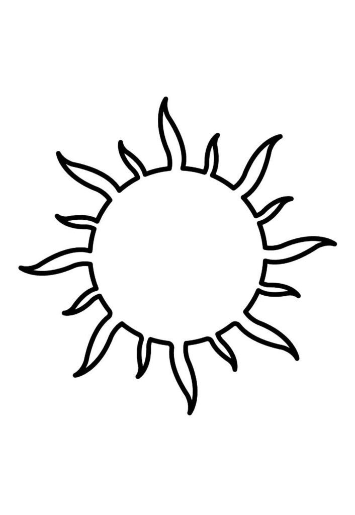 Sol para imprimir