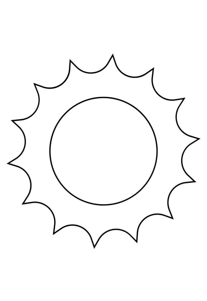 Sol para imprimir