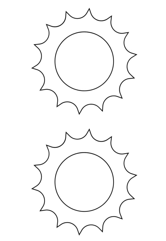 Molde Sol Imprimir