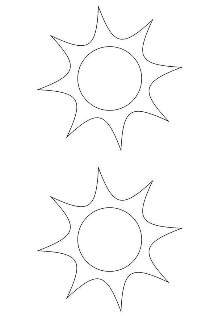 Molde Sol Imprimir