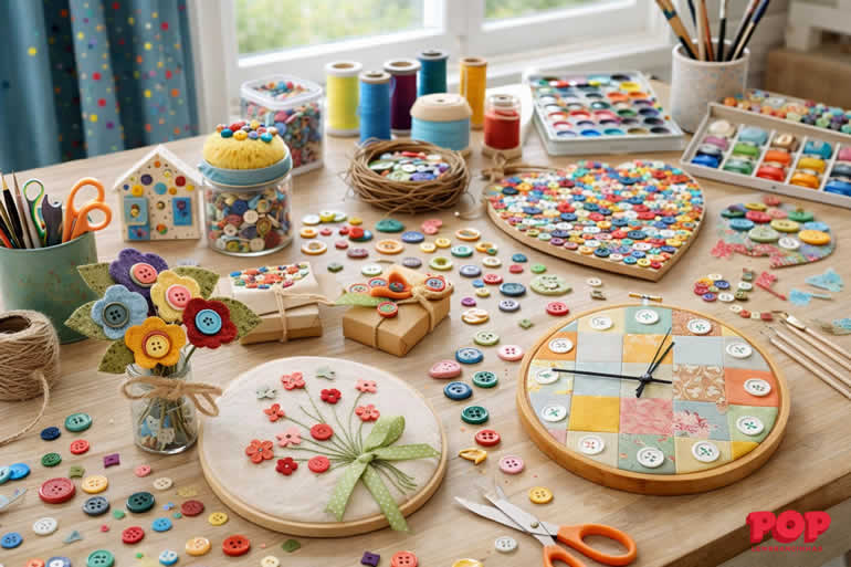 Artesanato com Botões