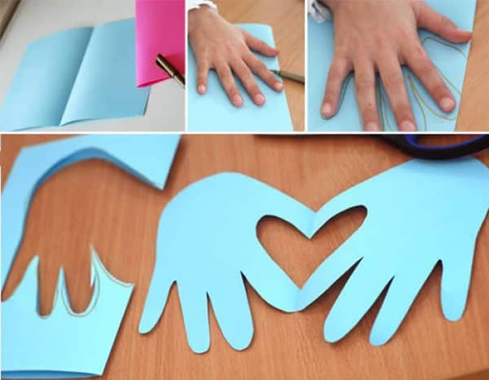Atividade com Mãos e Papel