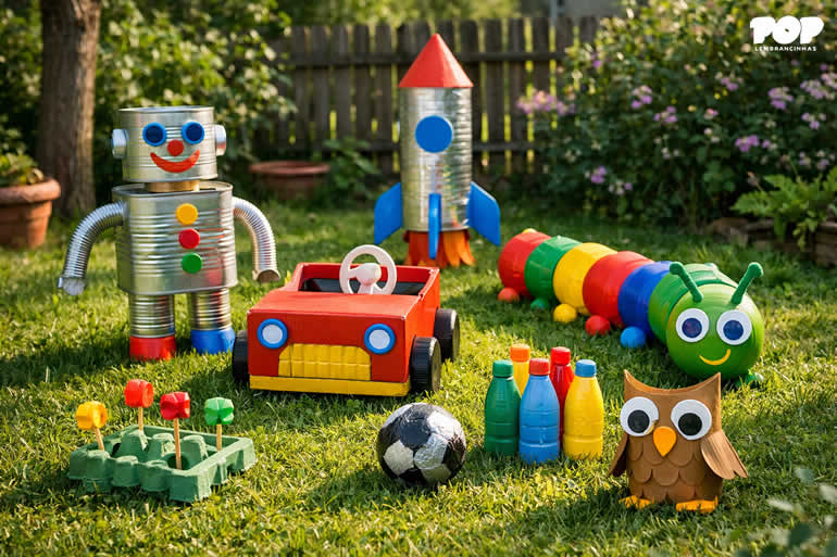Brinquedo com Reciclagem
