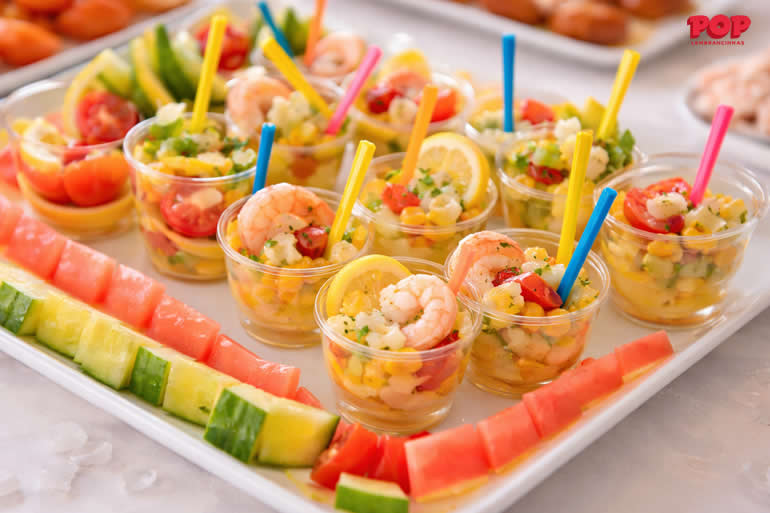 Prato de Buffet para Festa Infantil