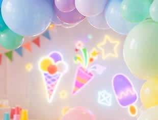 Decoração com Balões para Dia das Crianças