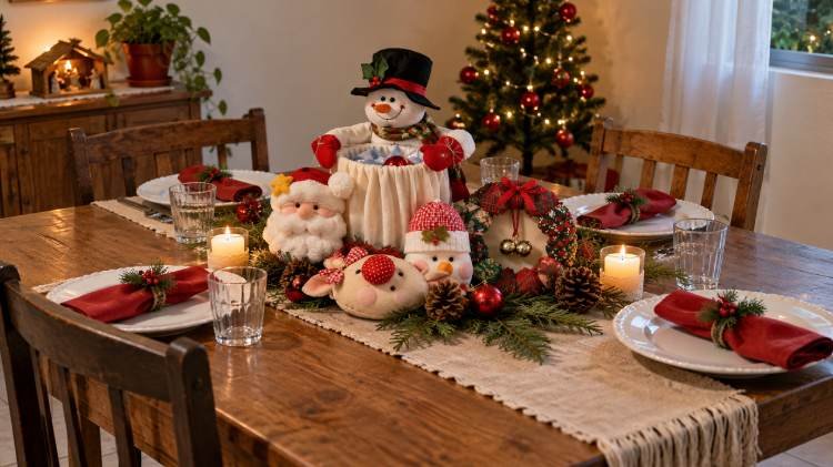 Decoração de Natal Linda para Mesa
