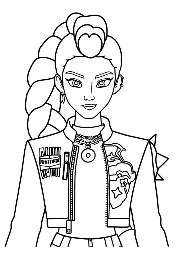 Desenho Rumi Colorir