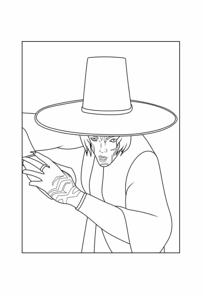 Desenho de Guerreiras do K-Pop