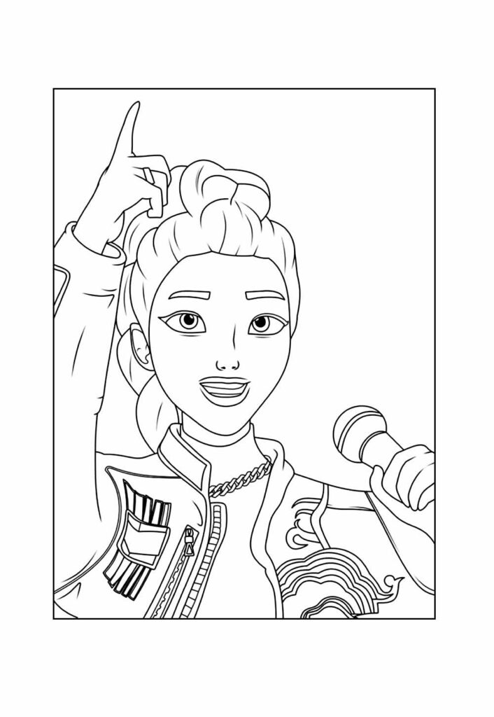 Desenho de Guerreiras do K-Pop