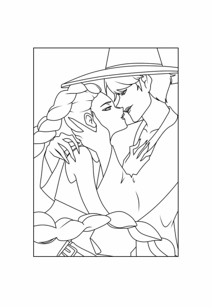 Guerreiras do K-Pop para imprimir e colorir